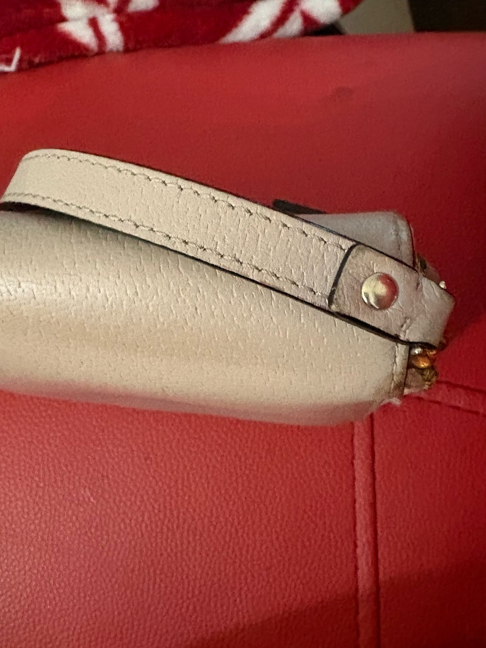 Kate Spade Grove Street Anita double-zippered wristlet wallet taupe - Picture 8 of 9